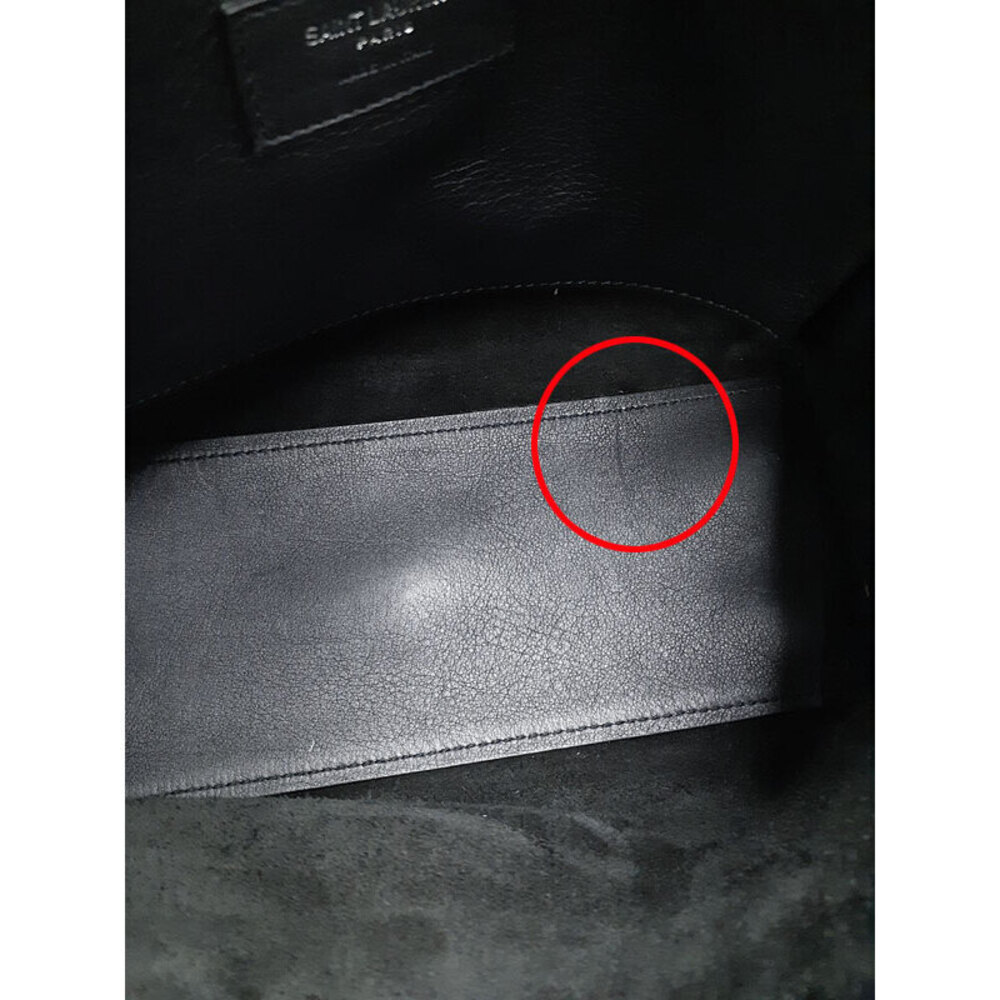 SAINT LAURENT PARIS Cabas 2WAY Leather Handbag - Picture 8 of 9